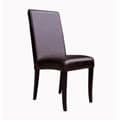 Hampton Dark Brown Leather Dining Chairs (Set of 2)