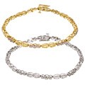 10k Gold 1/2ct Diamond Horseshoe Tennis Bracelet (I-J, I3)