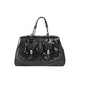 Fendi Black Leather Buckle Bag