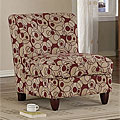 Cranberry Swirl Flair Slipper Chair
