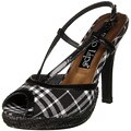 Two Lips Women's Peep Toe Sling Back Shoes