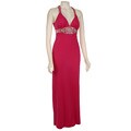 Zum Zum Women's Fuchsia Beaded Jersey Dress