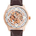 Akribos XXIV Saturnos Automatic Rose Goldtone Watch