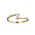 14k Yellow Gold Cubic Zirconia Baby Ring