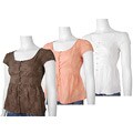 Adriana Women's Floral Embroidered Peasant Shirt