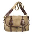 Prada Logo Jacquard Canvas Flap Messenger Bag