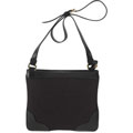 Prada Small Logo Jacquard Canvas Messenger Bag
