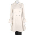 DKNY Women's Double-breasted Swing Coat
