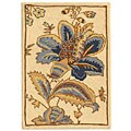 Hand-hooked Garden Wool Rug (2'9 x 4'9)
