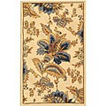 Hand-hooked Garden Wool Runner Rug (2'6 x 4')