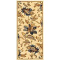 Hand-hooked Garden Wool Runner Rug (2'6 x 8')