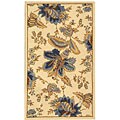 Hand-hooked Garden Wool Rug (1'8 x 2'6)