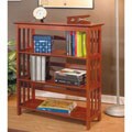 36"H Mission Style Solid Wood Bookcase 