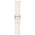 White Genuine Alligator Watch Strap