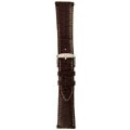 Dark Brown Genuine Alligator Watch Strap