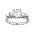 Tacori Platinum 5/8ct TDW Diamond Engagement Ring (G, VS)