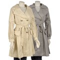Vertigo Women's Double-breasted Belted Trench