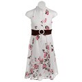Hype Girl's Pink Floral Print Halter Dress