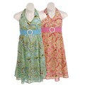 Hype Girl's Paisley Print Halter Dress