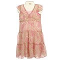 Hype Girl's Pink Chiffon Tie-back Dress