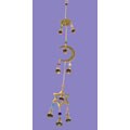 Handcrafted 'Sun, Moon and Star' Wind Chime (India)