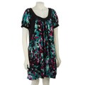 Sheri Martin Women's Solid Framed Rolled Hem Dress