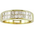 14k Yellow Gold 1ct TDW Princess-cut Diamond Ring