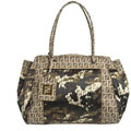 Fendi Medium Zucchino 'B Mix' Pillow Tote