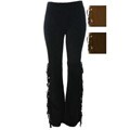 Morris Kaye and Sons Front Suede Stretch Pants