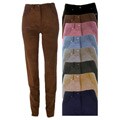 Morris Kaye & Sons Front Suede Stretch Pants