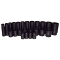 SAE 1/2-inch Drive Impact Socket Set