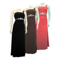 Solaris Women's Long Jeweled Evening Dress