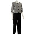 John Meyer Women's 2-piece Plaid and Solid Suit