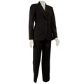 John Meyer Women's Pinstripe 2-button Pant Suit