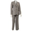 John Meyer Women's Box Plaid Pant Suit