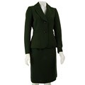 John Meyer Women's Spruce Shawl Collar Skirt Suit