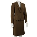 John Meyer Women's Brown Skirt Suit