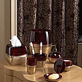 Croscill Hibiscus Bronze Shower Curtain