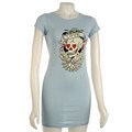 Ed Hardy 'Love Kills' V-neck Rhinestone Dress