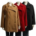 Anne Klein Women's Plus Size Double-breasted Coat