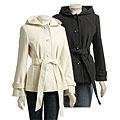 AK Anne Klein Women's Hooded Wool Coat