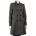 Anne Klein Women's Double-breasted Tweed Coat