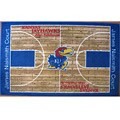 Kansas Basketball Nylon Rug (2'6 x 4'2)