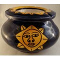 Smiling Sun Ceramic Incense Holder (Morocco)
