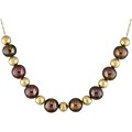 14k Gold Freshwater Pearl Necklace (8-9 mm)