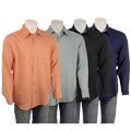 Visitor Men's Long-sleeve Linen Sport Shirt
