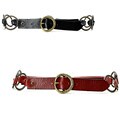 Linea Pelle Women's Skinny Belt with Ring Detail