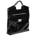 Elite Large Patent Convertible Handbag
