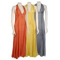 Ya-Ya Women's Silk 'Bamboo' Halter Dress