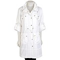Black Rivet Women's 3/4-length Anorak Coat